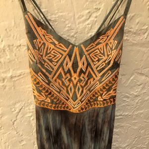 Encore - urban outfitters Tie dyed Maxi dress